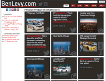 Tablet Screenshot of benlevy.com